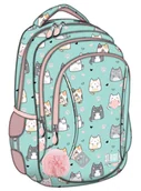 Plecaki - Plecak 3 komorowy 15 cali. Charming Cats - miniaturka - grafika 1