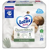 Pieluchy - Pieluszki Lotus Baby Douceur Naturelle Rozmiar 1 20 szt., 2-5 kg - miniaturka - grafika 1