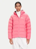 Kurtki damskie - Jack Wolfskin Kurtka puchowa Ather Down A60330 Różowy Regular Fit - miniaturka - grafika 1