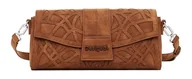 Torebki damskie - Desigual Women's Accessories PU Shoulder Bag, brązowa, brązowy - miniaturka - grafika 1