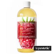 Olejki do ciała i włosów - Organic Series Organic Series Raspberry Massage Body Oil Olejek do ciała malinowy 500 ml - miniaturka - grafika 1