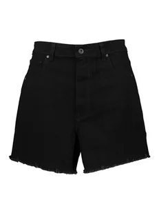 Pepe Jeans Szorty dżinsowe w kolorze czarnym - Spodenki damskie - miniaturka - grafika 1