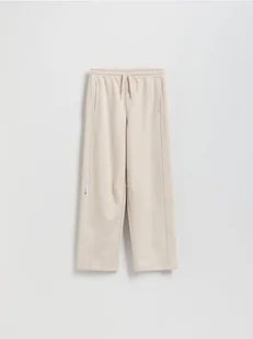 Reserved - Bawełniane spodnie - beżowy - Spodnie i spodenki dla chłopców - miniaturka - grafika 1