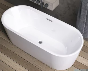 Riho Modesty wanna wolnostojąca Riho Fall napełnianie przez przelew z hydromasażem Sparkle Mood MATOWA170x76cm B090006105 - Wanny z hydromasażem Riho Modesty wanna wolnostojąca Riho Fall napełnianie przez przelew z hydromasażem Sparkle Mood MATOWA170x76cm B090006105 - Wanny z hydromasażem - miniaturka - grafika 4