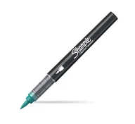 Markery do tablic - Sharpie 2218068 marker 1 szt. Końcówka pędzlowa Zielony - miniaturka - grafika 1