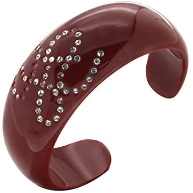 Louise Zoé-Resin Bangle Crystals 6.5 cm 4LZ0272 SW R