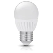 Żarówki LED - Żarówka LED kulka E27 9W b.zimna 6000K 900lm mleczna G45 PREMIUM KOBI - miniaturka - grafika 1