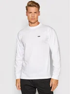 Bluzy męskie - Vans Longsleeve Left Chest Hit VN0A49LC Biały Classic Fit - miniaturka - grafika 1