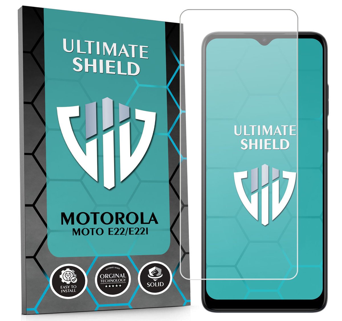 WZMOCNIONE SZKŁO OCHRONNE SZYBKA SZKIEŁKO DO MOTOROLA MOTO E22 E22I