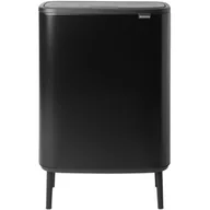 Kosze na śmieci - Brabantia Kosz na śmieci Bo Touch Bin Hi 2 x 30 l czarny matowy 130625 - miniaturka - grafika 1