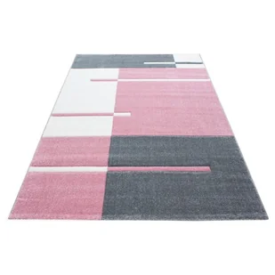 Dywan nowoczesny Hawaii różowo-szary 160x230 cm - Dywany - miniaturka - grafika 1