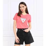 Koszulki i topy damskie - GUESS T-shirt ORIGINAL | Regular Fit - miniaturka - grafika 1