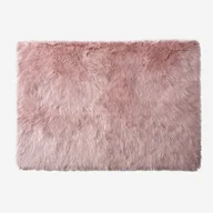 Dywany - Dywan z długim włosiem miękki różowy 160x230 cm Komfort i nowoczesny styl - miniaturka - grafika 1