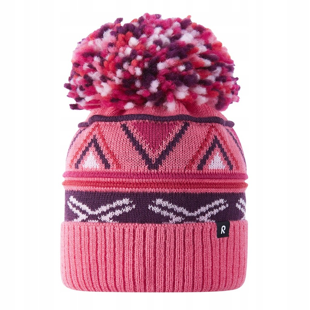 Czapka dziecięca Reima Kirjoen Różowa roz. 52/54