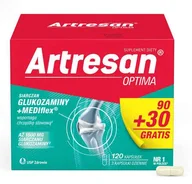 Stawy, mięśnie, kości - USP ZDROWIE SP. Z O.O Artresan Optima 90 Kapsułek + 30 Gratis - miniaturka - grafika 1