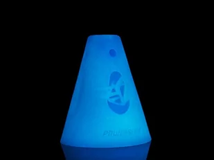 Pachołki / kubki treningowe Powerslide Cones Glow - FLUORESCENCYJNE 10 Sztuk - Akcesoria do skatingu - miniaturka - grafika 1
