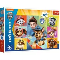 Puzzle 160 Spotkanie Psiego Patrolu TREFL Nowa - Atlasy i mapy - miniaturka - grafika 1