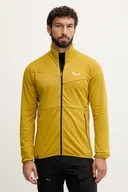 Bluzy męskie - Salewa bluza sportowa Puez Cammino męska kolor żółty gładka 00.0000029094 - miniaturka - grafika 1