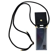 Etui i futerały do telefonów - Łańcuszek Pokrowiec Do Samsung Galaxy A51 4G / M40s w CZARNY Etui Obudowa Case Cover Ochronny Cadorabo - miniaturka - grafika 1