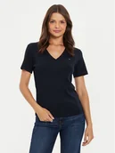 Koszulki i topy damskie - Tommy Hilfiger T-Shirt New Cody WW0WW40584 Granatowy Slim Fit - miniaturka - grafika 1
