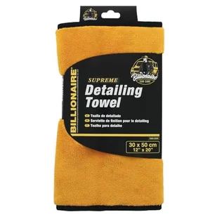 Ściereczka z mikrofibry Super Chłonna Millionaire Detailing Finish Towel Supreme 1000 gsm Ściereczka Szczegółowa 30 x 50 cm Idealna do pielęgnacji samochodu - Akcesoria do mycia samochodu - miniaturka - grafika 1