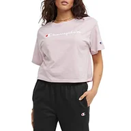 Koszulki i topy damskie - Champion Damska koszulka The Cropped, logo z napisem, Hush Pink-550757, L - miniaturka - grafika 1