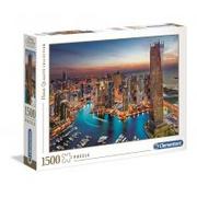 Puzzle - Clementoni Puzzle 1500 HQ Dubai Marina - miniaturka - grafika 1
