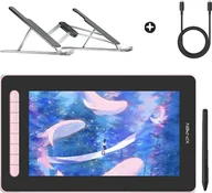 Tablety graficzne - Tablet graficzny XPPen Artist 12, czułość nacisku 8192, 127% przestrzeni barw sRGB, różowa podstawka typu C - miniaturka - grafika 1