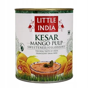 Pulpa mango Kesar Little India 850g - Koncentraty warzywne, przeciery - miniaturka - grafika 1