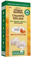 Szampony do włosów - Szampon w kostce regenerujący Garnier Original Remedies Shampoo Solido Cabello Danado Quebradizo 2 x 60 g (8445098100256) - miniaturka - grafika 1