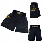 Kimona, stroje i obuwie - Ground Game Spodenki Bokserskie czarne, treningowe do boksu Gold 2.0 rozm L - miniaturka - grafika 1