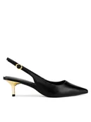 Sandały damskie - Gino Rossi Sandały LILIANE-526-2 Czarny - miniaturka - grafika 1