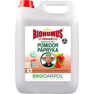 Nawóz Biohumus Extra pomidor i papryka 5 l Ekodarpol - Nawozy ogrodnicze - miniaturka - grafika 1