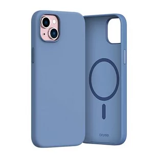 Etui ARAREE Typo Skin M iPhone 15 Plus Niebieski - Etui i futerały do telefonów - miniaturka - grafika 1