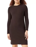 Sukienki - TOM TAILOR Damski Sukienka z dzianiny z raglanowymi rękawami 1029782, 13234 - Java Dark Brown, 40 - miniaturka - grafika 1