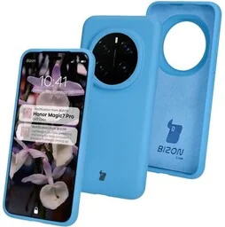 Bizon Silikonowe etui Soft Case do Honor Magic7 Pro, niebieskie - Etui i futerały do telefonów - miniaturka - grafika 1