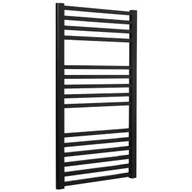 Grzejniki łazienkowe - LUXRAD Grzejnik łazienkowy LUX 92.2x50 cm 447W czarny mat - miniaturka - grafika 1