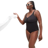 Stroje kąpielowe dla dziewczynek - Strój kąpielowy jednoczęściowy damski na basen Speedo Aquanite rozmiar D46 - miniaturka - grafika 1
