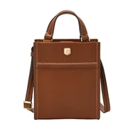 Torebki damskie - Fossil Women's Gemma Tote, brązowy, brązowy - miniaturka - grafika 1
