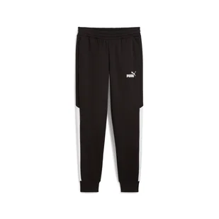 Męskie Spodnie PUMA PUMA POWER COLORBLOCK SWEATPANTS FL CL 68173501 – Czarny - Spodnie męskie - miniaturka - grafika 1