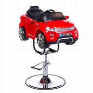 Fotele fryzjerskie - Dziecięcy fotel fryzjerski Range Rover czerwony - miniaturka - grafika 1