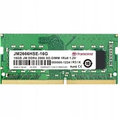 Pamięci RAM - Transcend 16GB JM DDR4 2666Mhz SO-DIMM 1Rx8 2Gx8 CL19 1.2V JM2666HSE-16G - miniaturka - grafika 1