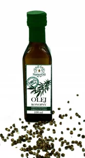 Olej konopny z konopii siewnej 100ml NaturOil - Zdrowa żywność - miniaturka - grafika 1