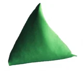 Pozostały sprzęt i akcesoria do ćwiczeń - AKS Woreczek gimnastyczny Piramidka zielony - 1 szt. AKS6289 - miniaturka - grafika 1