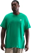 Koszulki męskie - Koszulka męska Nike Club Tee zielona AR4997 324 S - miniaturka - grafika 1