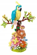 Klocki - Klocki konstrukcyjne PAPUGA ARA KWIATY BUKIET PARROT 1162 el. 101-17 - miniaturka - grafika 1