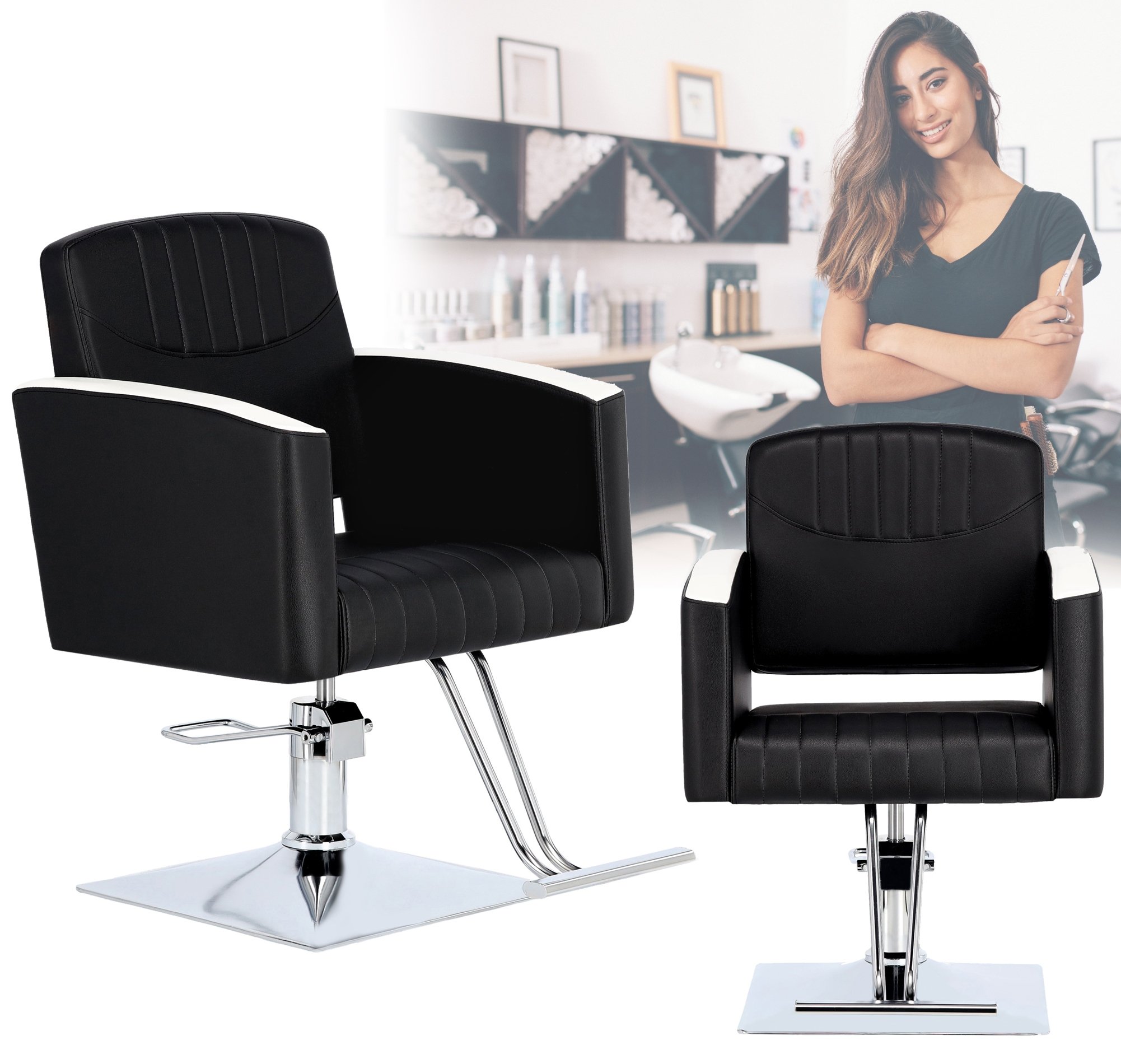 Fotel fryzjerski barberski hydrauliczny do salonu fryzjerskiego Cruz