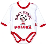 Body dla niemowląt - BODY KIBIC POLSKA DŁUGI RĘKAW ROZM. 56 - miniaturka - grafika 1