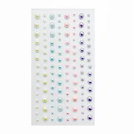 Zabawki kreatywne - Perły samoprzylepne Pastel candies 100szt - Dalprint - miniaturka - grafika 1
