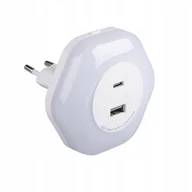Żarówki LED - Bola Led 2xUSB Ww W lampka wtykowa Led 37397 Kanlux - miniaturka - grafika 1